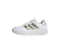 adidas Courtblock Shoes, Scarpe da ginnastica Donna, Cloud White Silver Metallic Grey Two, 42 EU