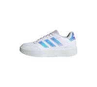 adidas Courtblock Shoes, Scarpe da Ginnastica Donna, Ftwr Bianco Ftwr Bianco Trasparente Rosa, 40 EU