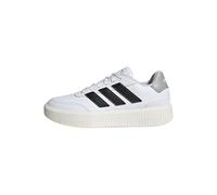 adidas Courtblock Shoes, Scarpe da Ginnastica Donna, Ftwr Nucleo Bianco Nero Grigio Due, 39 1/3 EU