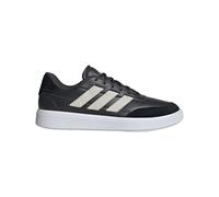 adidas Courtblock Shoes, Scarpe da ginnastica Uomo, Carbon Cloud White Core Black, 42 2/3 EU