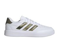 adidas Courtblock Shoes, Scarpe da ginnastica Uomo, Cloud White Olive Strata Shadow Olive, 46 2/3 EU