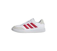 adidas Courtblock Shoes, Scarpe da Ginnastica Uomo, Cloud White Pure Ruby off White, 44 EU