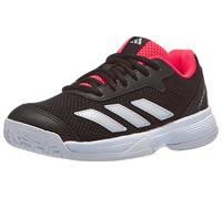 Scarpe da tennis bambini Adidas Courtflash K - cloud white/silver metallic/core black - Nero (36)