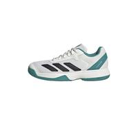 adidas Courtflash Kids Tennis Shoes, Scarpe Unisex-Bambini, Cloud White/Pure Teal/off White, 31 1/2 EU