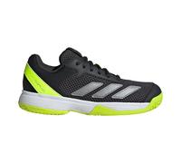 Scarpe da tennis Courtflash Kids Carbon / Iron Metallic / Lucid Lemon 28