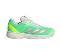 adidas Courtflash Kids Tennis Shoes, Scarpe Unisex-Bambini, Pure Teal/Silver Metallic/Lucid Lemon, 38 EU