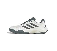 adidas CourtJam Control 3 Clay Tennis Shoes, Scarpe Uomo, off White/Core Black/Aurora Ivy, 45 1/3 EU
