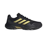 adidas CourtJam Control 3 Scarpa per tutte le superfici Uomini-nero, oro in nero, Taglia: 44 2/3