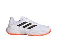 Scarpe da tennis da uomo Adidas CourtJam Control 3 M Clay - cloud white/core black/lucid orange - Bianco (44 2/3)
