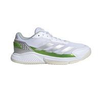 Adidas Donna Courtquick W Padel, Cloud White/Silver Metallic/Lucid Lemon, 38 EU