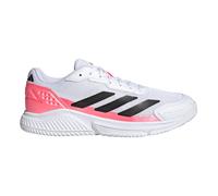 Scarpe da uomo per il padel Adidas Courtquick Padel M - cloud white/core black/solar turbo - Multicolore (43 1/3)