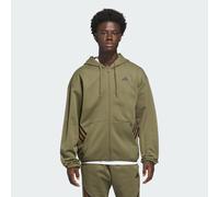 ADIDAS CRAZY WARM FELPA CON CAPPUCCIO Olive Strata / Lucid Orange L