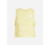 Adidas Crop W - Canotta Training - Donna - Giallo