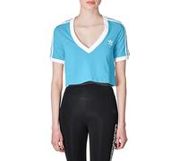 Adidas Cropped Tee, T-Shirt Donna, App Sky Rush, 46
