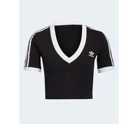 Adidas Cropped Tee, T-Shirt Donna, Black, 40