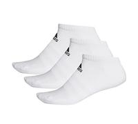 Adidas Cush Low 3PP, Calze da Calcio Unisex-Adulto, Bianco/Bianco/Bianco, L