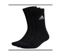 adidas Unisex - Adulto Cushioned Crew Socks 3 Pairs, Black / White, 8.5-10