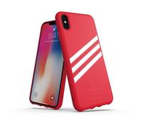 Adidas custodia Cover iPhone XS MAX 6.5" Rosso e Bianco in Camoscio
