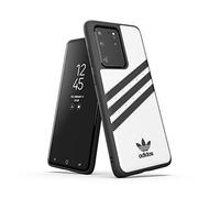 adidas Custodia protettiva originale progettata per Samsung Galaxy S20 Ultra, motivo a tre strisce, colore: bianco e nero