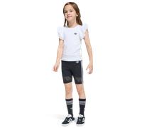 Adidas Cycling Short Tee Set Bambini - Tute da ginnastica Bianco - Taglia 105 - 110 CM - Jersey di cotone White 105 - 110 CM