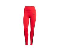 Adidas Optime 3 Stripes Full Length Leggings Rosso XS Donna