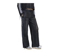 Adidas - Denim Firebird Lacing Pants - - Sport - Donna - Nero - M
