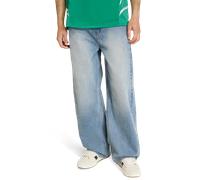 Adidas Denim Pants Uomo - Pantaloni Blu - Taglia M - 34'' - Jersey di cotone Blue M - 34''