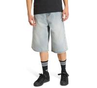 Adidas Denim Shorts Uomo - Pantaloncini Blu - Taglia S - Jersey di cotone Blue S