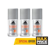 Adidas Deodorante Roll-On Uomo Intensivo 72H Protezione Affidabile Odore di S...