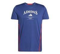 adidas Performance - Designed For Training Legacy - T-shirt blu scuro / bianco gesso S
