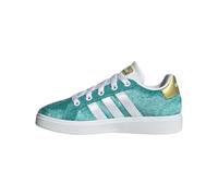 Adidas Disney Grand Court 2.0, Scarpe da Ginnastica, Principessa Jasmine/Pure Teal/Bianco/Oro Metallizzato, 37 1/3 EU