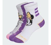 ADIDAS DISNEY MINNIE MOUSE SOCKS White / Active Purple / Light Grey Heather 34-36