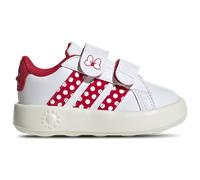 adidas Unisex - Bimbi 0-24 Disney Minnie Mouse Grand Court Infants Shoes, Ftwr White/Pure Ruby/off White, 24 EU