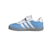 adidas Disney Vl Court 3.0 Elastic Lace & Strap Sneaker unisex bambino, Cenerentola/Semi Blue Burst/Bianco/Rosa Lucido, 1 Little Kid