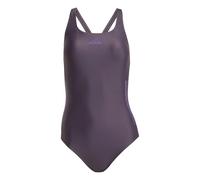 adidas Donna 3 Stripes C-Back Swimsuit, Aurora Black/Aurora Plum, 30