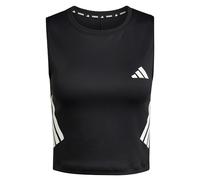 adidas Donna Adi365 Running Climacool Iconic Crop Tank Shirt, Black, XXL