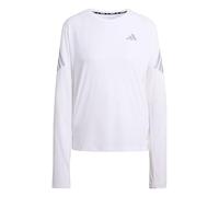 adidas Donna Adi365 Running Climacool Iconic Long Sleeve Shirt, White, M