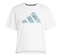 adidas Donna adi365 Running Essentials Brand Love Tee, White, M