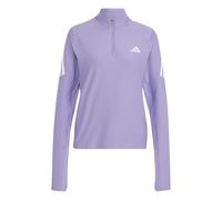 adidas Donna Adi365 Running Iconic Half Zip Sweatshirt, Magic Lilac, L