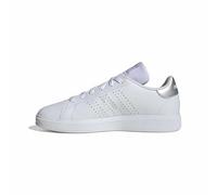 Adidas Donna Advantage Base 2.0 Shoes, Ftwr White/Ftwr White/Silver Met., 40 2/3 EU