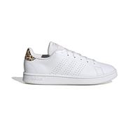 adidas Donna Advantage Base Shoes, Cloud White/Cloud White/Gold, 36 2/3 EU