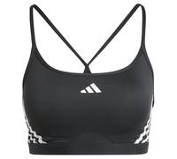 Adidas Donna AeroReact Training Bra, Black, M