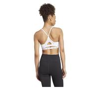 adidas Donna AeroReact Training Bra, White, XL