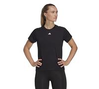 adidas Donna AEROREADY Train Essentials Minimal Branding Crewneck Tee, Black, L