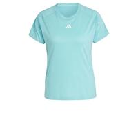 Adidas Donna AEROREADY Train Essentials Minimal Branding Crewneck Tee, Mint TON, XS