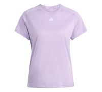 adidas Donna AEROREADY Train Essentials Minimal Branding Crewneck Tee, Powder Plum/White, S