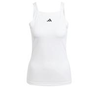 adidas Donna AEROREADY Train Essentials Minimal Branding Tank Top, White/Black, XXS