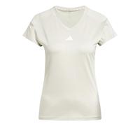 adidas Donna AEROREADY Train Essentials Minimal Branding V-Neck Tee, Wonder Alumina/White, S