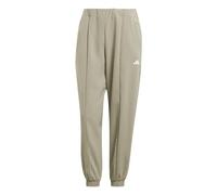 adidas Donna AEROREADY Train Essentials Minimal Branding Woven Pants, Silver Pebble, XL