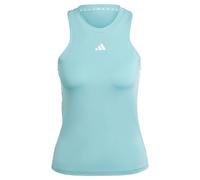 adidas Donna AEROREADY Train Essentials Regular 3-Stripes Tank Top, Mint TON/White, S